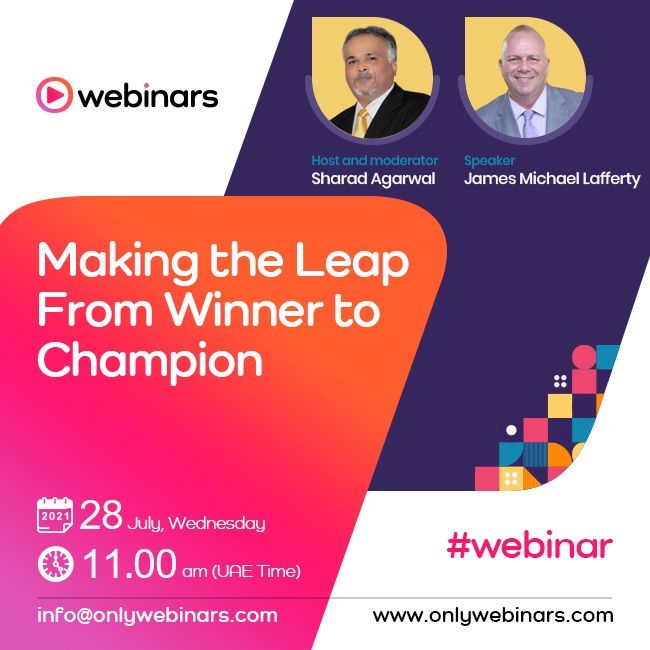 ONLY Webinars Launches Webinar Titled, ‘Making The Leap From Winner To Champion’