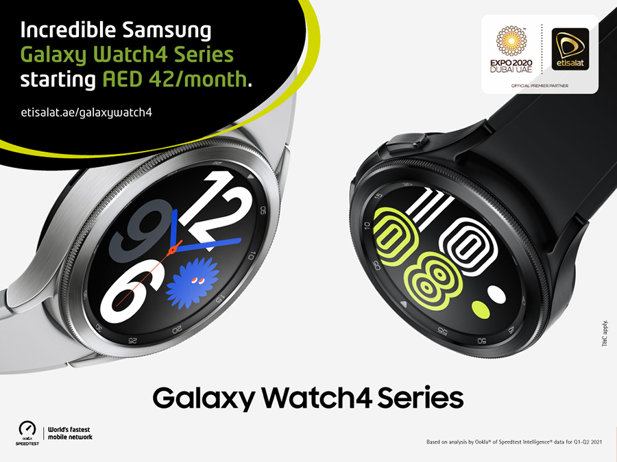 Etisalat Announces The Availability Of Samsung Galaxy Watch4 Series For Purchase Across The UAE