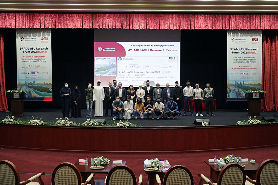 Abu Dhabi University Previews Sustainable Smart Construction And Concrete 3D Printing In The Third Edition Of The ‘ADU-ASU Research Forum’