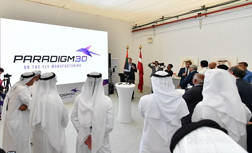 Paradigm 3D Establishes First-In-Region AED20 Million 3D Printing Facility In Dubai With Stratasys Technology